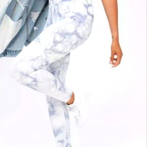 Aerie Leggings Tye Dye Blue